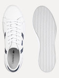 Tênis Lacoste Masculino Sideline Off Wht/Nvy Off-White