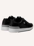 Tênis Lacoste Masculino T-Clip Blk/Gry Preto