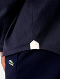 Camisa Lacoste Masculina Regular Oxford Buttoned Collar Azul Marinho