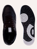 Tênis Lacoste Masculino T-Clip Blk/Gry Preto