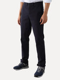 Calça Lacoste Masculina Sarja Chino Slim Fit New Classic Azul Escuro