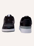 Tênis Lacoste Masculino T-Clip Blk/Gry Preto