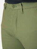 Calça Lacoste Masculina Sarja Chino Slim Fit New Classic Verde Militar