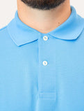 Polo Lacoste Masculina Azul Celeste