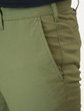 Calça Lacoste Masculina Sarja Chino Slim Fit New Classic Verde Militar